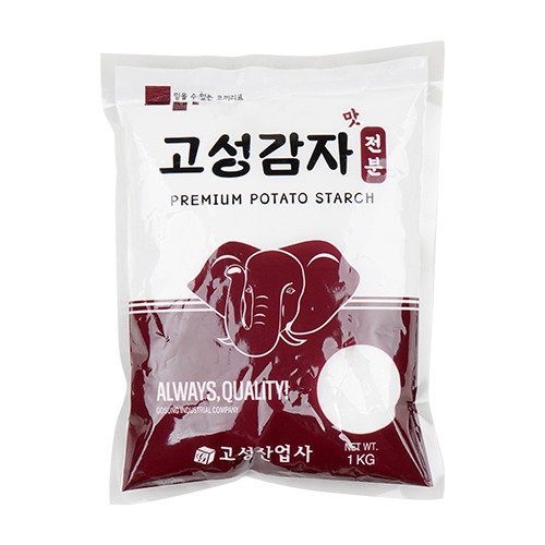 [고성] 감자전분 1kg 코끼리표