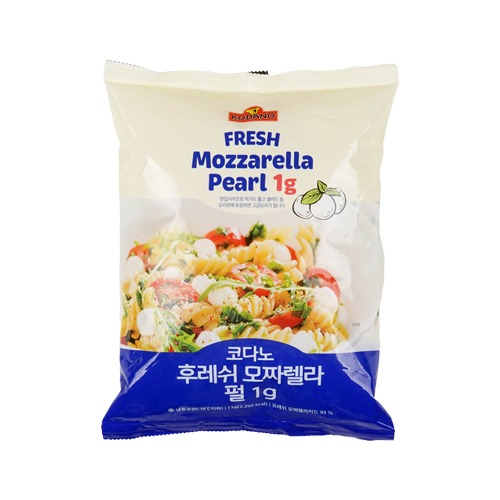 [코다노] 후레쉬 모짜렐라 펄치즈 1kg 냉동 1g