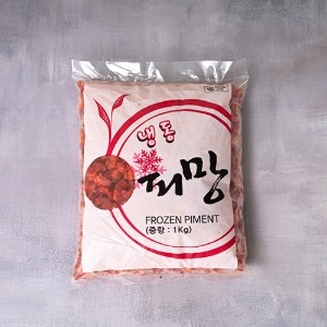 [거상무역] 냉동 홍피망다이스 1kg