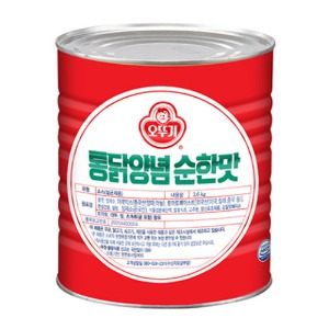 [오뚜기] 통닭양념 순한맛 3.6kg