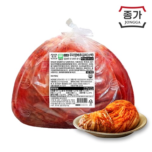 [종가집] 달콤한 소백 포기김치 10kg (외식)